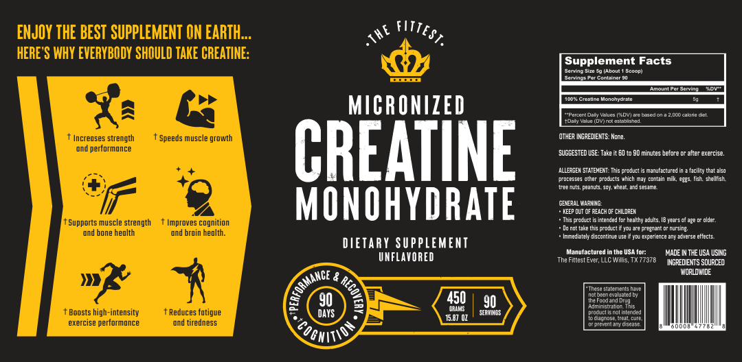 Creatine Monohydrate - Coming Soon!