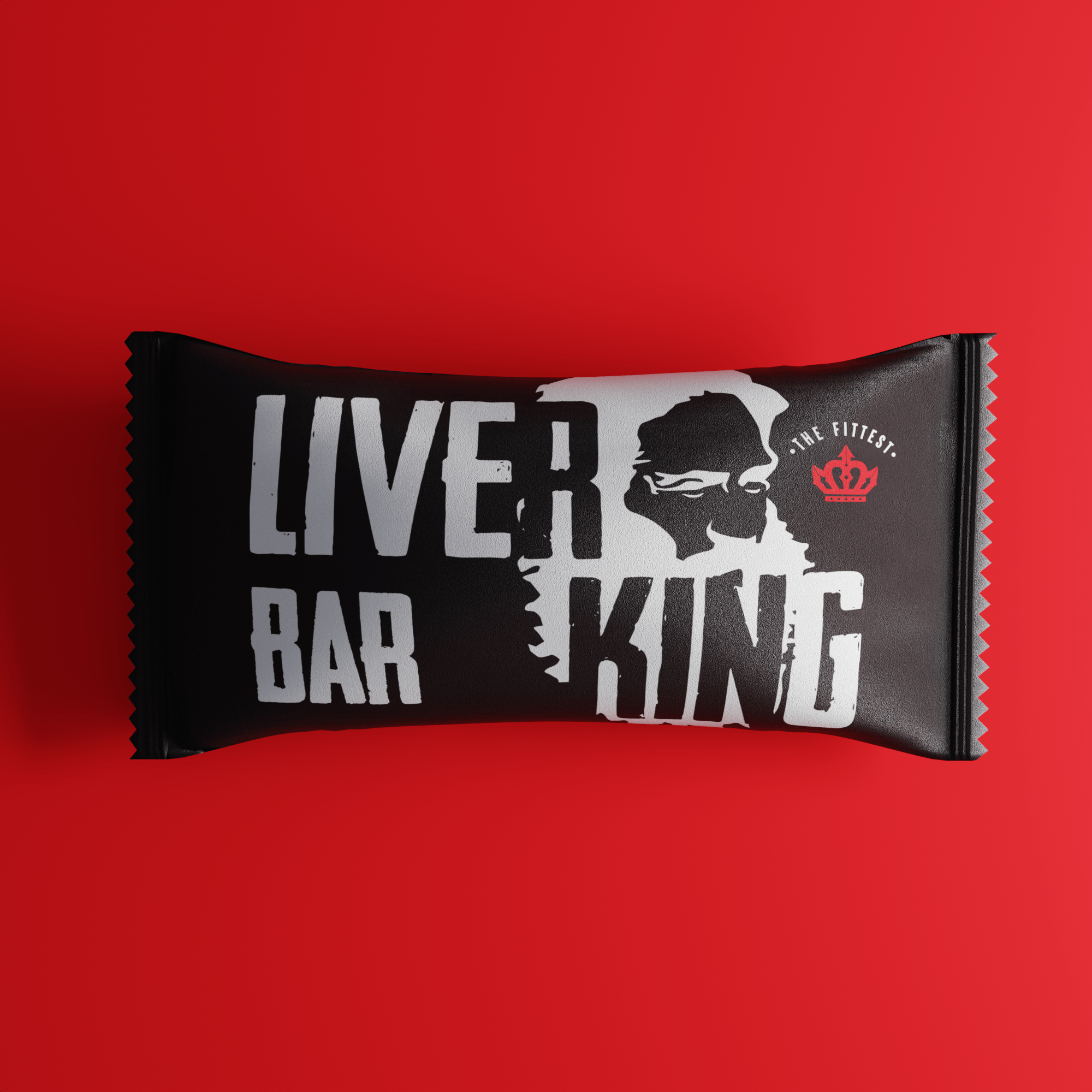 Black protein powder bag labeled 'The Whole Feast' with gold and white text.